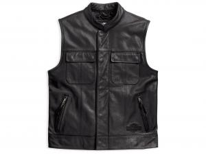 FOSTER LEATHER VEST 98090-15VM