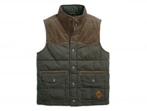 CANVAS & CORDUROY VEST 97447-18VM