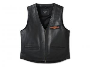City Limits Leather Vest 97001-25VM