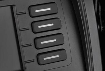 500 % größere Bedienelemente erleichtern die Bedienung