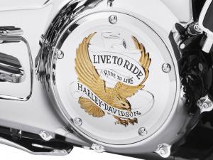 DIE HARLEY-DAVIDSON® "LIVE TO RIDE" KOLLEKTION - GOLD - Derby Deckel - Für Touring und Trike Modelle ab '16 25700472