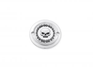 Skull & Chain Collection Timer Cover - Chrome 25600027