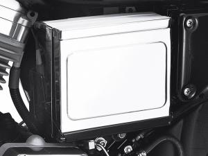BATTERIESEITENABDECKUNG - CHROM - Sportster - Dyna 66718-01