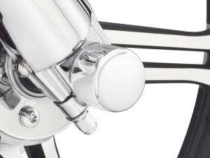 CHROME FRONT AXLE NUT COVERS - Die-Cast 44117-07A