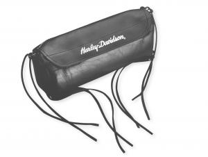 SOFT LEATHER HANDLEBAR/FORK BAG<br />- Dyna - Softail 91773-85