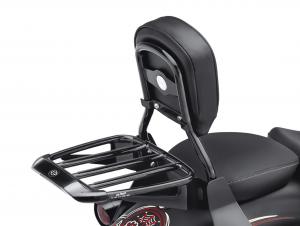 AIR FOIL PREMIUM LUGGAGE RACK* - Gloss Black - Sportster - Dyna - Softail 54291-11