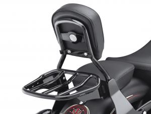 CUSTOM TAPERED SPORT LUGGAGE RACK* - '06-later Dyna - Gloss Black <br />- Sportster - Dyna - Softail 50300031