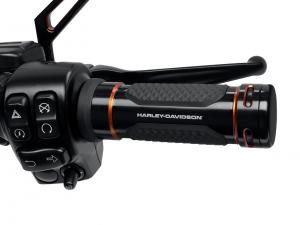 ADVERSARY LENKERGRIFFE - SCHWARZ MIT ORANGEFARBENEN HIGHLIGHTS 56100544