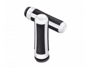 AIRFLOW HAND GRIPS - CHROME - Fits '96-later VRSC", XL, XR, Dyna® (except FXDLS), and '95-'15 Softail® (except FLSTNSE, FLSTSE and FXSBSE and '11-...