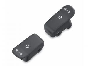 BLINKERVERLÄNGERUNGSKAPPEN - Schwarz - Für VRSC" ab '02, XL '96-'13, XR '08-'12, Dyna '96-'11, Softail '96-'10 sowie Touring und Trike Modelle '96...
