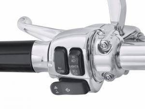BLINKERVERLÄNGERUNGSKAPPEN - Schwarz - Für VRSC" ab '02, XL '96-'13, XR '08-'12, Dyna '96-'11, Softail '96-'10 sowie Touring und Trike Modelle '96...