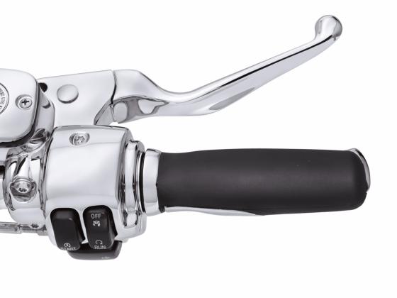 CHROME CLUTCH BRACKET AND MASTER CYLINDER RESERVOIR KIT - Fits '96-'03 XL, '96-'05 Dyna and Softail and '96-'04 Touring