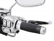 GET-A-GRIP LENKERGRIFFE - Chrom, Standard 1,5" Durchmesser Für VRSC", XL, XR, Dyna® ab '96 Softail® '96 '15 und Touring Modelle '96 '07_1