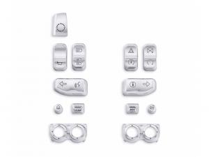 SCHALTERKAPPEN-KIT - CHROM - Für FLHTK und FLHTKL Modelle ab '16 71500228C
