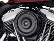 RUNDER LUFTFILTERDECKEL IM BOBBER-STIL - Schwarzglänzend 61300128