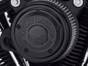 WILLIE G SKULL COLLECTION ENGINE TRIM - BLACK - AIR CLEANER TRIM 29400366