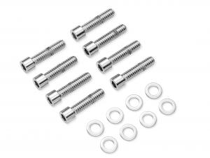 CHROME HARDWARE KIT - LIFTER/TAPPET BLOCK - Fits '99-later Dyna, '00-later Softail, and '99-'16 Touring 94068-03