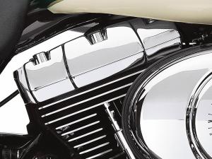 CLASSIC CHROME BOLZENABDECKUNGEN FÜR KIPPHEBELGEHÄUSE - Für XL ab '87, XR '08-'13 und Modelle mit Evolution 1340 '84-'99 43943-01