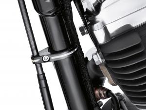 BILLET CLUTCH CABLE CLAMP - EDGE CUT - XL & TOURING 10800035