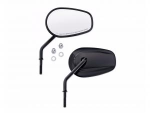 TAPERED MIRRORS* - Black - Short Stem Kit 92023-03A