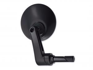 ROUND BAR END MIRROR - SATIN BLACK* - Right Hand 56000133