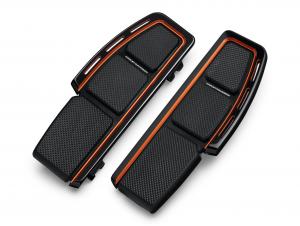 ADVERSARY FOOTBOARDS -  BLACK WITH ORANGE - Rider 50502251A