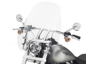 QUICK-RELEASE SUPER SPORT WINDSHIELD - 19" Light Smoke - Dyna - Softail 57301-06