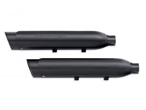 SCREAMIN' EAGLE STREET CANNON SLIP-ON<br />MUFFLERS - SPORTSTER SHORTY DUAL - Jet Black -  Stage I Upgrade 64900322