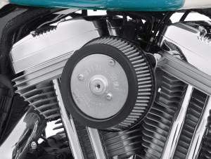 SCREAMIN' EAGLE ROUND HIGH-FLOW<br />AIR CLEANER - SPORTSTER - Stage I Upgrade - Chrome 29000019A