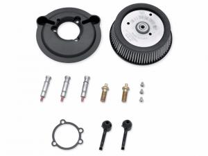 SCREAMIN' EAGLE ROUND HIGH-FLOW<br />AIR CLEANER - SPORTSTER - Stage I Upgrade -  Black 29000009A