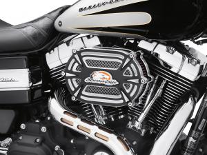 SCREAMIN' EAGLE® EXTREME BILLET VENTILATOR LUFTFILTER-KIT - Cut Back Schwarz - Dyna® & Softail® ab '10 29400168