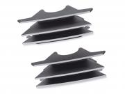 FINNED SPARK PLUG COVERS - Black 25800061