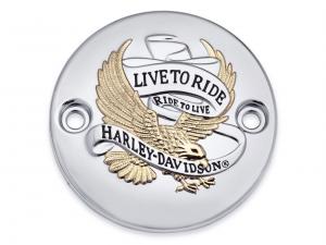 HARLEY-DAVIDSON® LIVE TO RIDE KOLLEKTION - GOLD - Timer Deckel 25600067