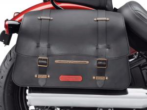 H-D DETACHABLES LEATHER SADDLEBAGS - NOSTALGIC STYLE 90201552A