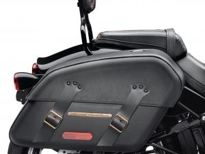 H-D® DETACHABLES" SADDLEBAGS - BRASS TRIM 90201645A