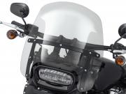 WIND SPLITTER DETACHABLE COMPACT WINDSHIELD - 15" Light Smoke - Black 57400330