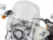 WIND SPLITTER DETACHABLE COMPACT WINDSHIELD - 15" Light Smoke - Polished - 18-later FLFB & FLFBS 57400367