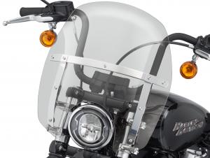 WIND SPLITTER QUICK-RELEASE COMPACT - WINDSHIELD - 14" Light Smoke - Polished 57400331