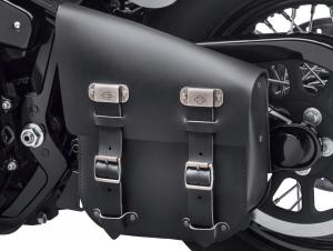 SINGLE SIDED SWINGARM BAG - BLACK LEATHER 90201567