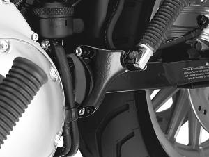 PASSENGER FOOTPEG MOUNT KIT - BLACK - Fits '04-'13 XL models 50203-04