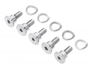 BRAKE ROTOR HARDWARE KIT - CHROME<br />Fits '02-later 91800029