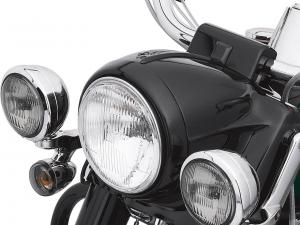 SCHEINWERFER-ZIERRINGE - SCHWARZGLÄNZEND / 7" Scheinwerfer 46555-03B