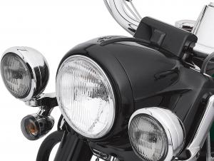 HEADLAMP TRIM RINGS - GLOSS BLACK / 7" Headlamp 46555-03B