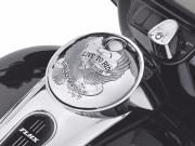 LIVE TO RIDE" TANKKONSOLENKLAPPE - Chrom - ab '08 61300049A