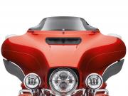 WIND SPLITTER WINDSHIELD - BATWING FAIRING<br />7" Dark Smoke - Fits '14-later 57400205