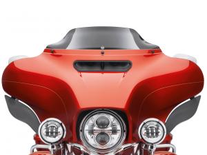 WIND SPLITTER WINDSHIELD - BATWING FAIRING<br />7" Dark Smoke - Fits '14-later 57400205