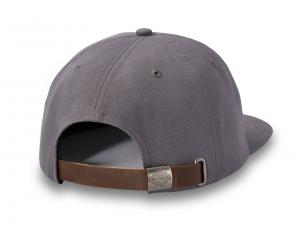Baseballmütze "Cowboy 5-Panel Strapback Grey"_1