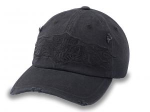 Baseballmütze "Flying Lap Distressed Stretch-Fit Black" 97617-25VM