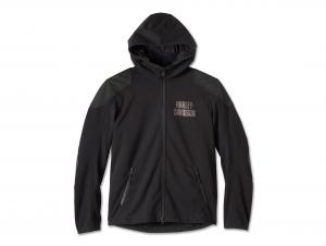 Men's Willie G Skull Graphic Deflector 2.0 Hooded Riding Fleece 98101-25VM