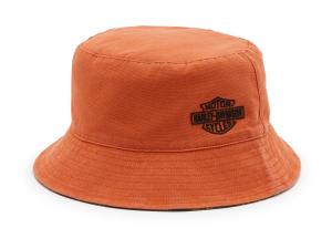 HAT-BUCKET,WOVEN,ORANGE_1